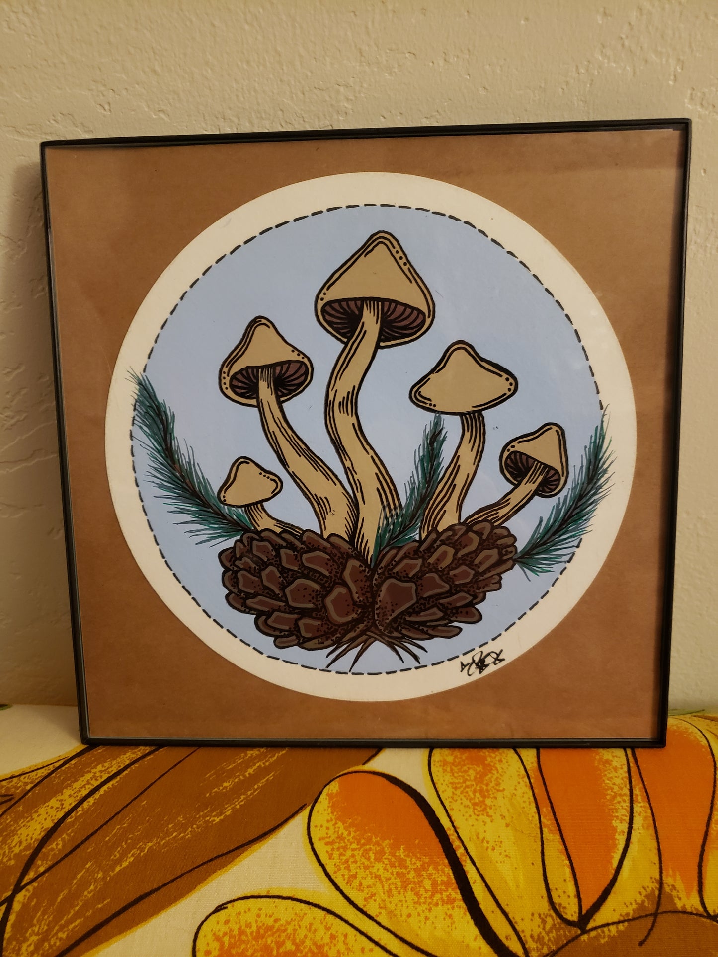 White caps - Shannon Plunkett - Acrylic and ink