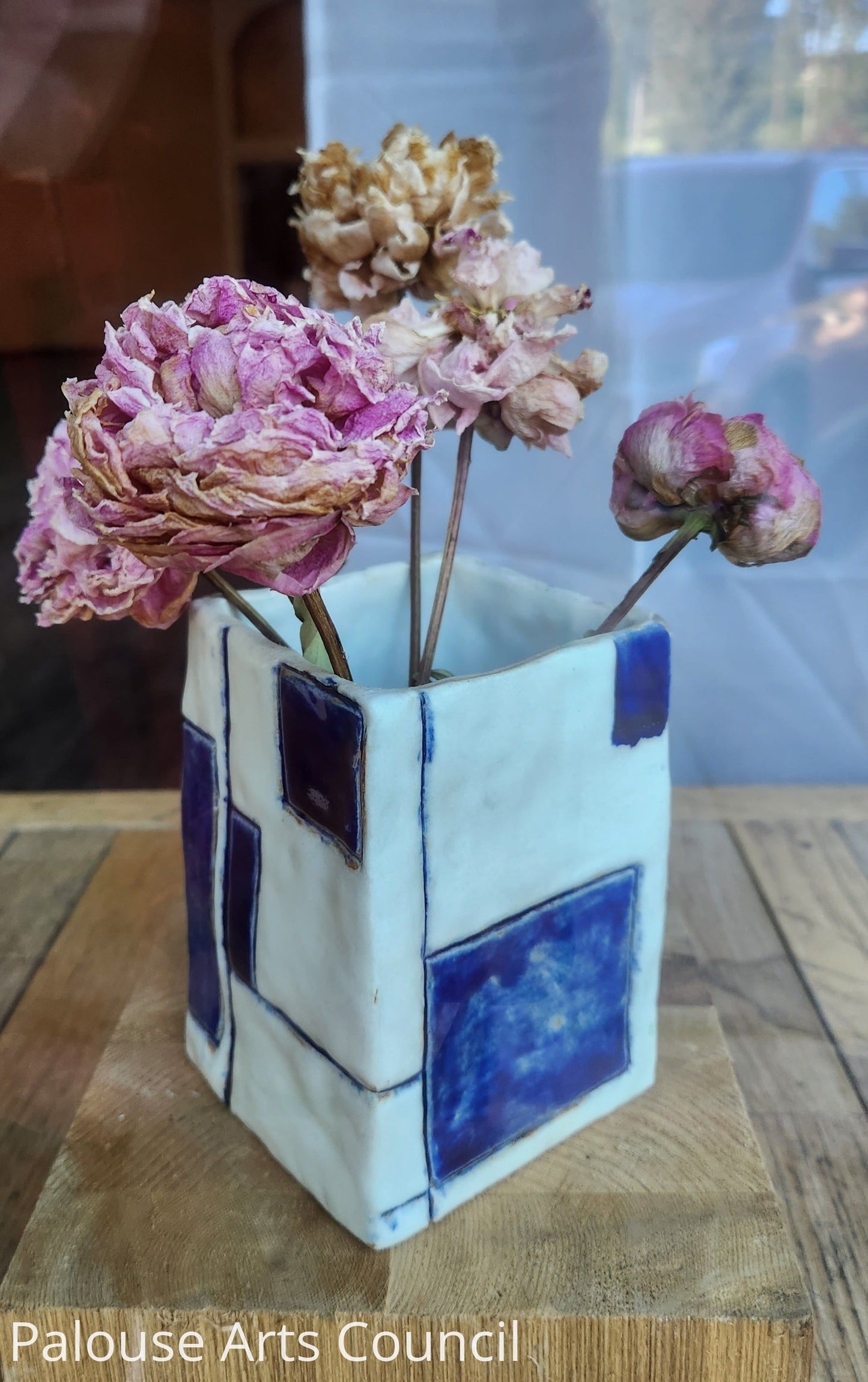 Blue on White - Liz Rousseau - Low-fire Ceramic