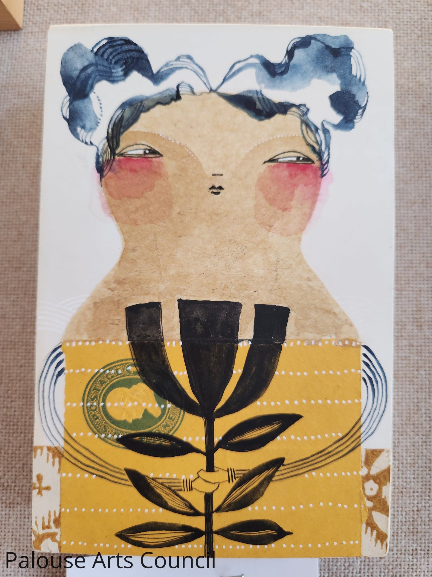 Taken aback - Cori Dantini - Mixed media painting