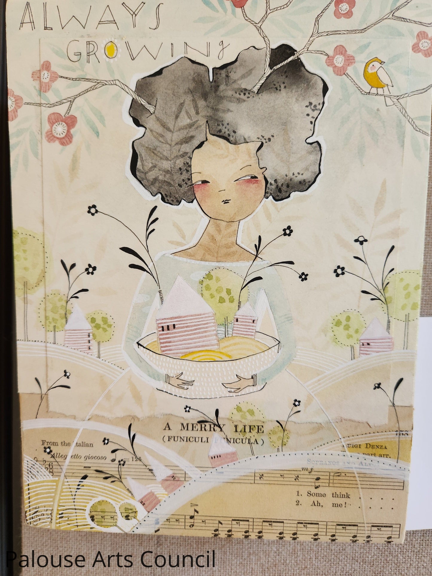 Always growing - Cori Dantini - Mixed media painting