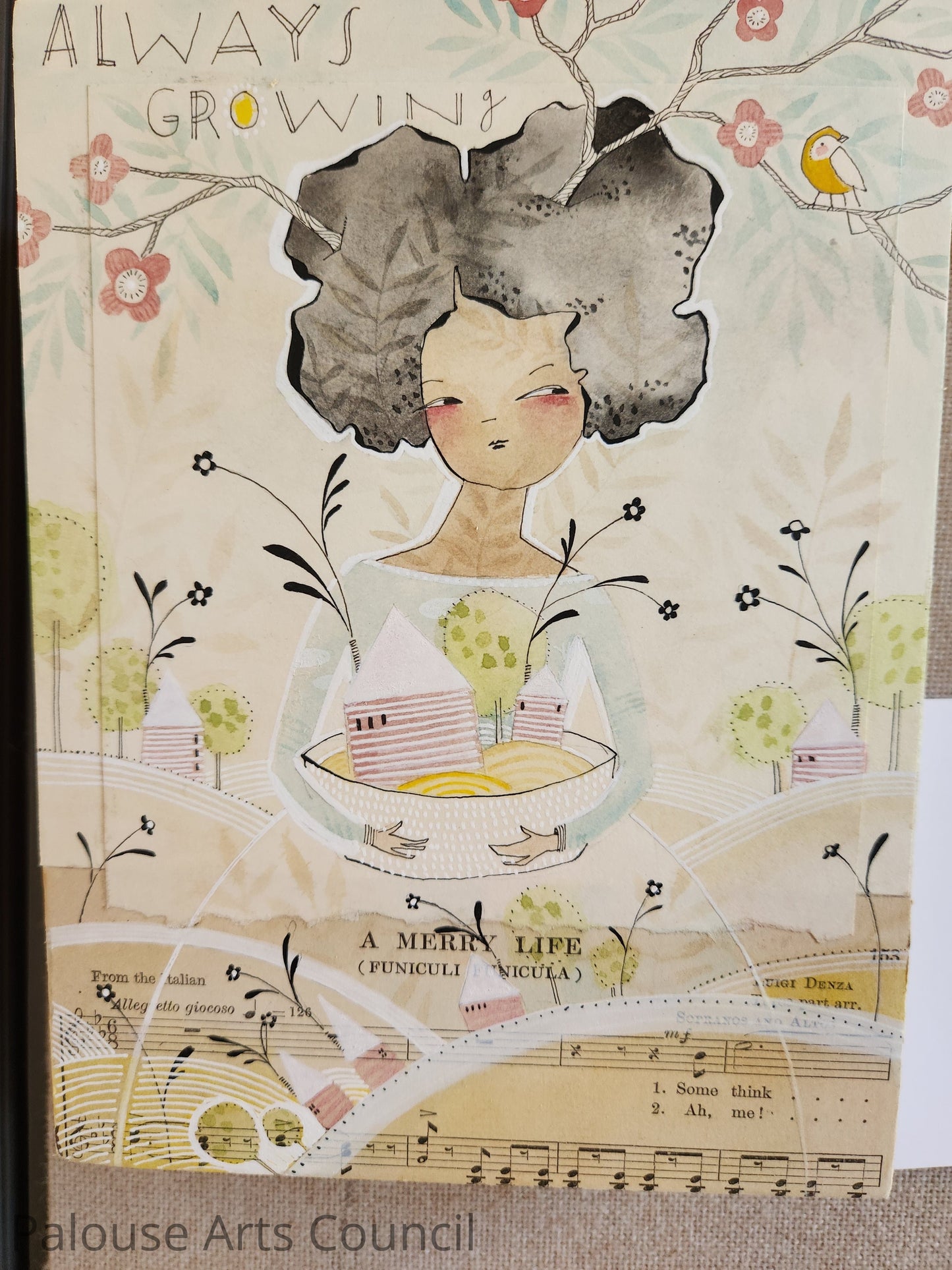 Always growing - Cori Dantini - Mixed media painting