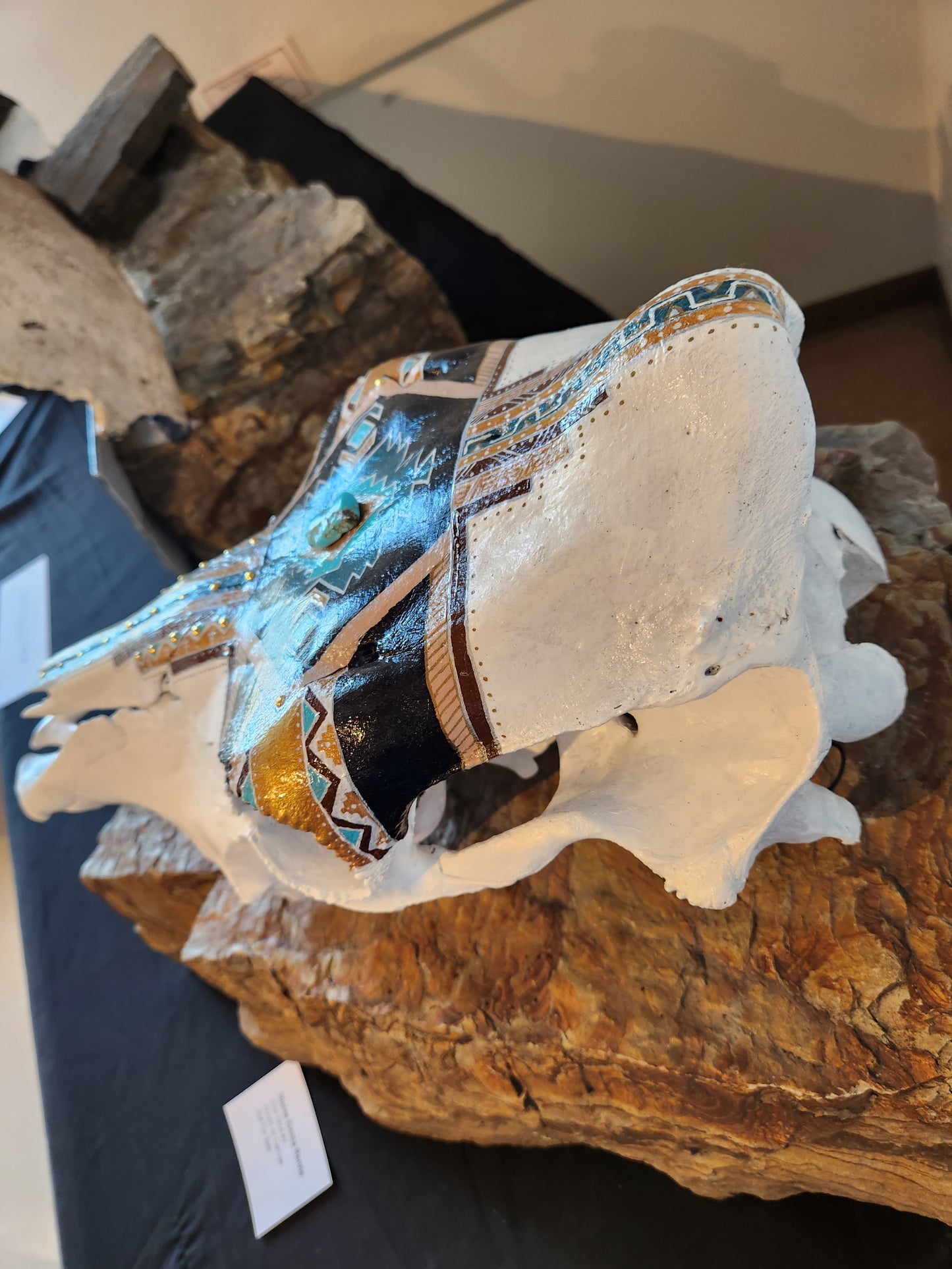 Cow Skull #2 - Rielee Emma Renne - Acrylic on Canvas