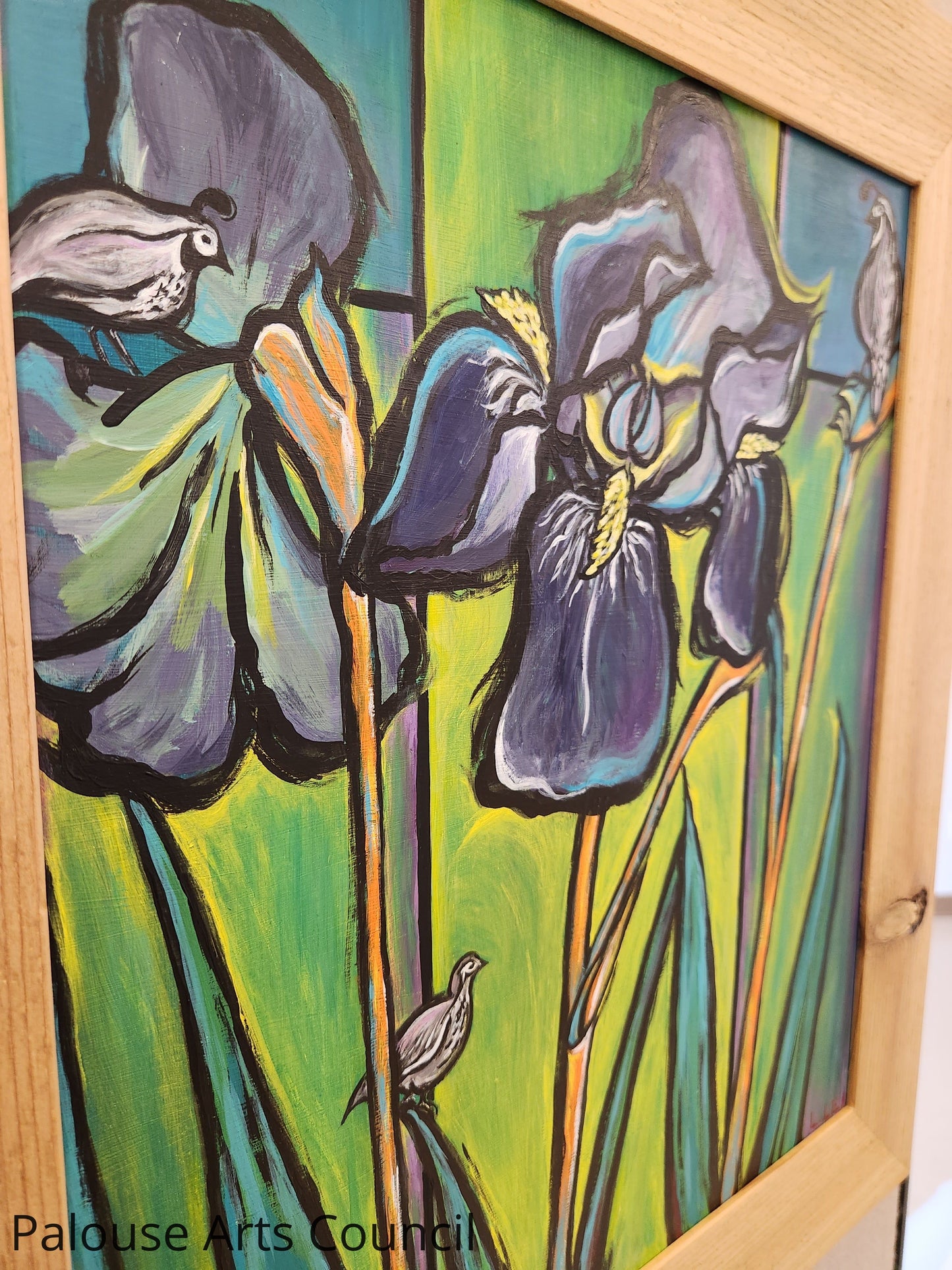 The Garden - Lucy Mullendore - Acrylic on Hardboard
