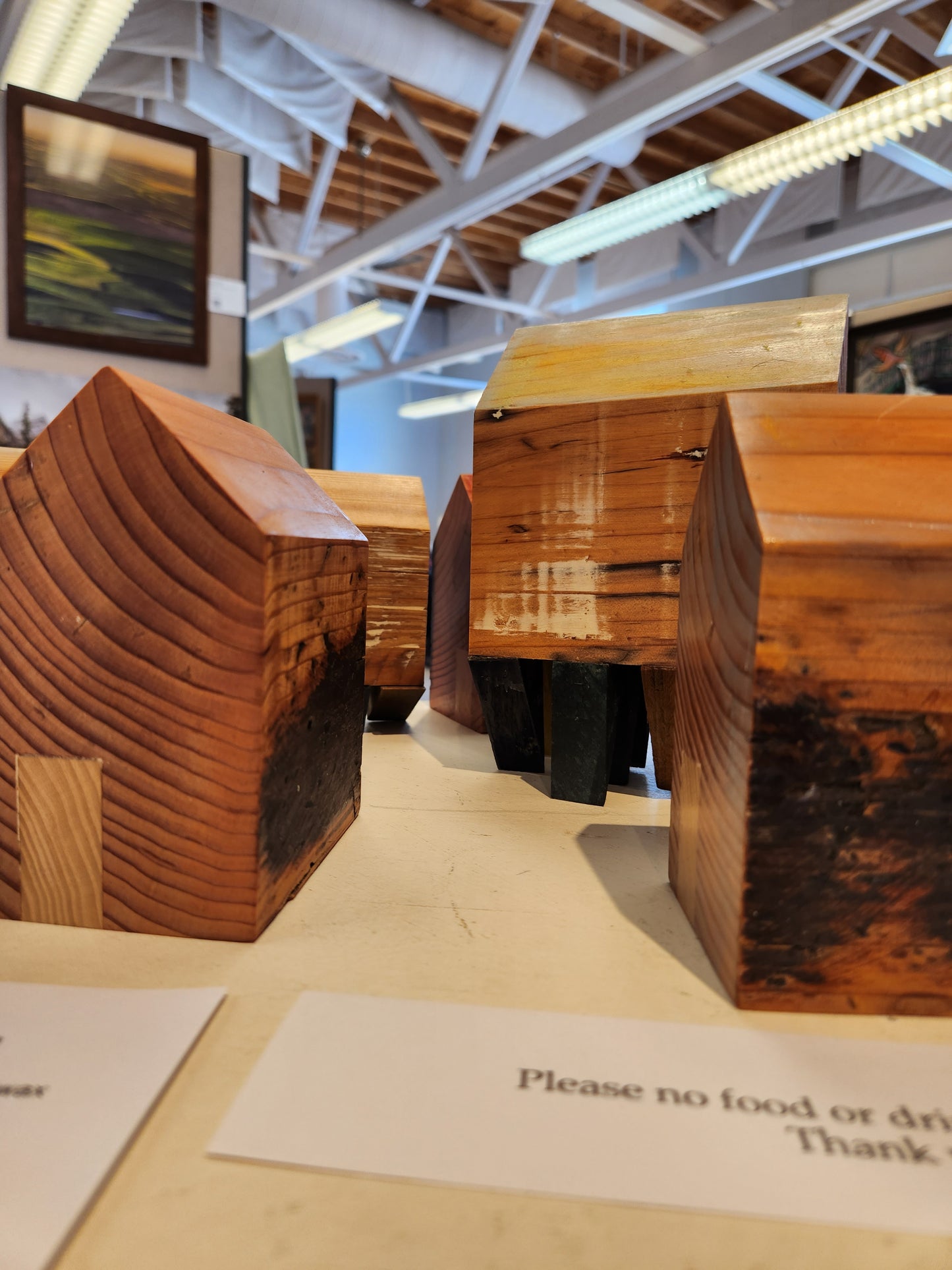 Affordable Houses - David Herbold - Wood/ pigment/beeswax