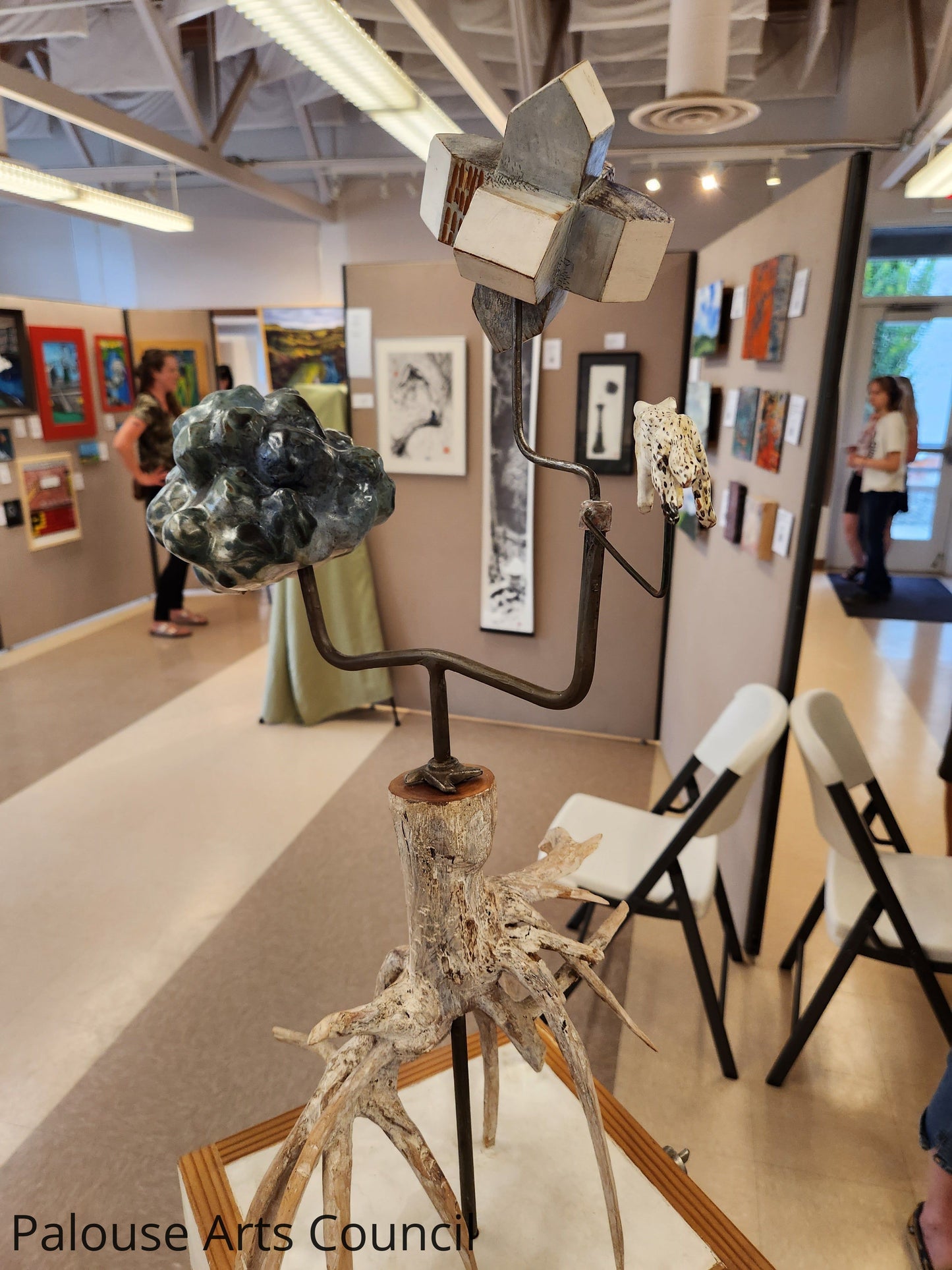 Short Distances - David Herbold - Wood/metal/paint/clay/ pencil