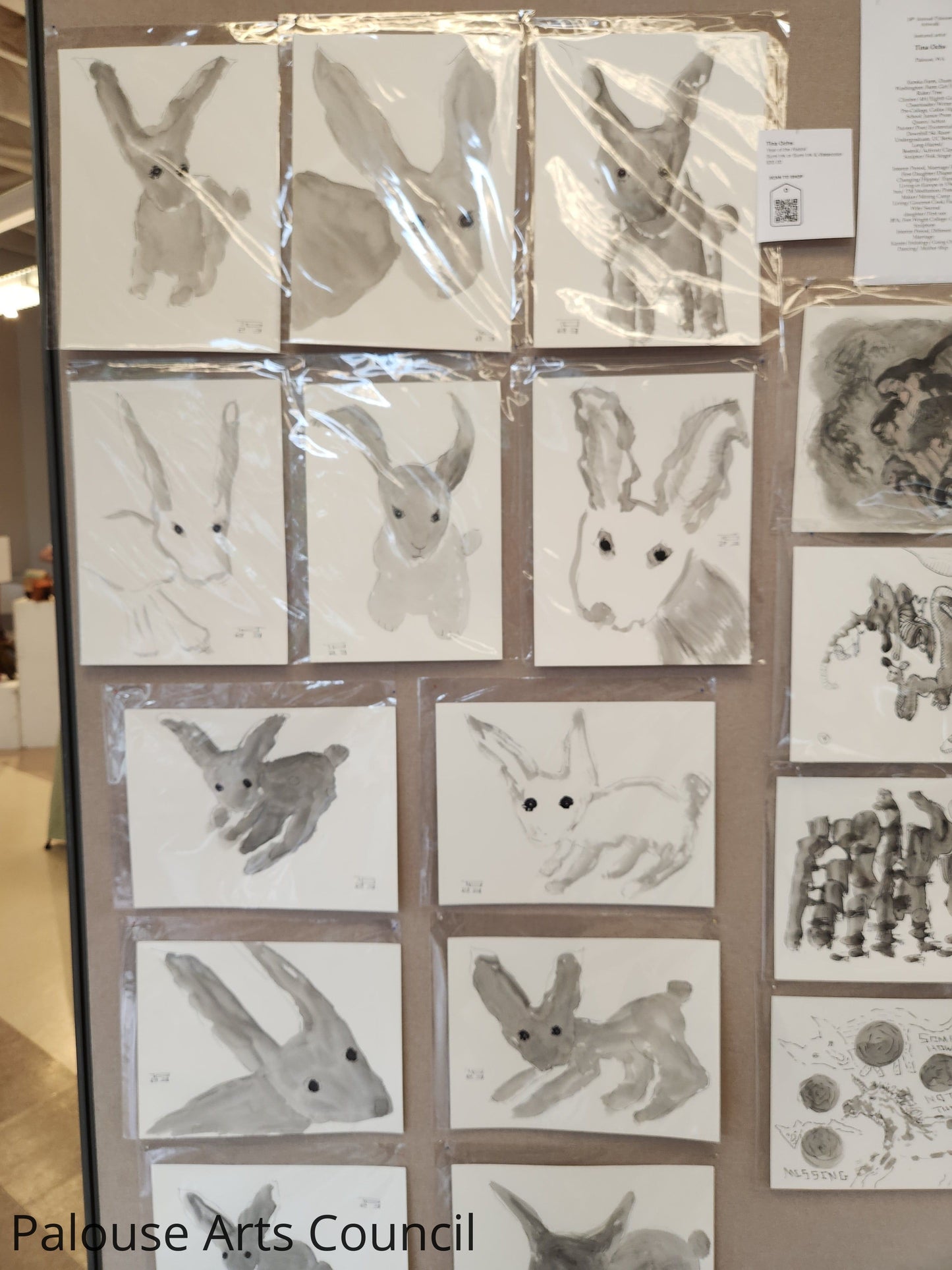 Year of the Rabbit - Tina Ochs - Sumi Ink or Sumi Ink & Watercolor
