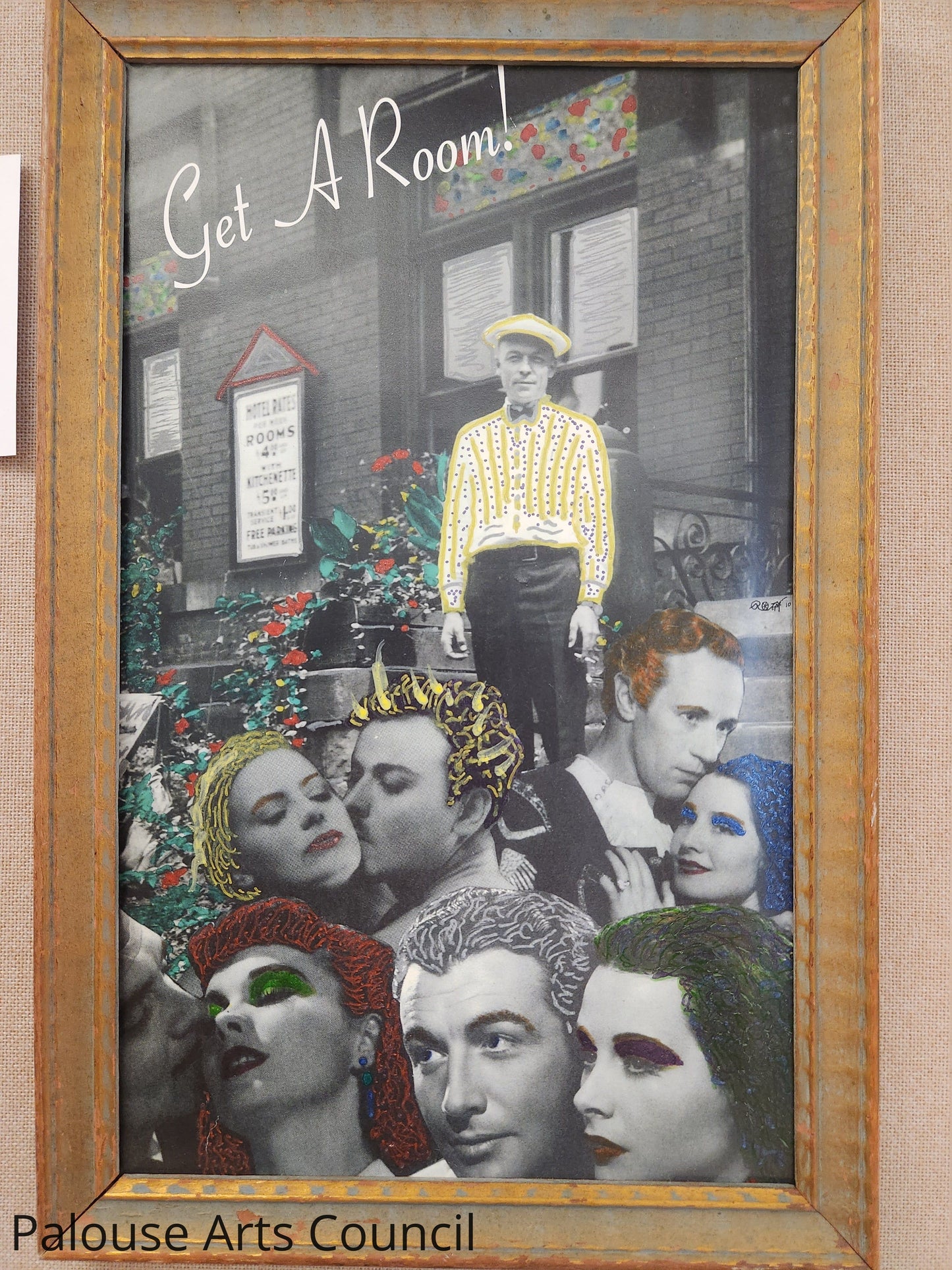 Get a room - Russ Wheelhouse - Mixed media