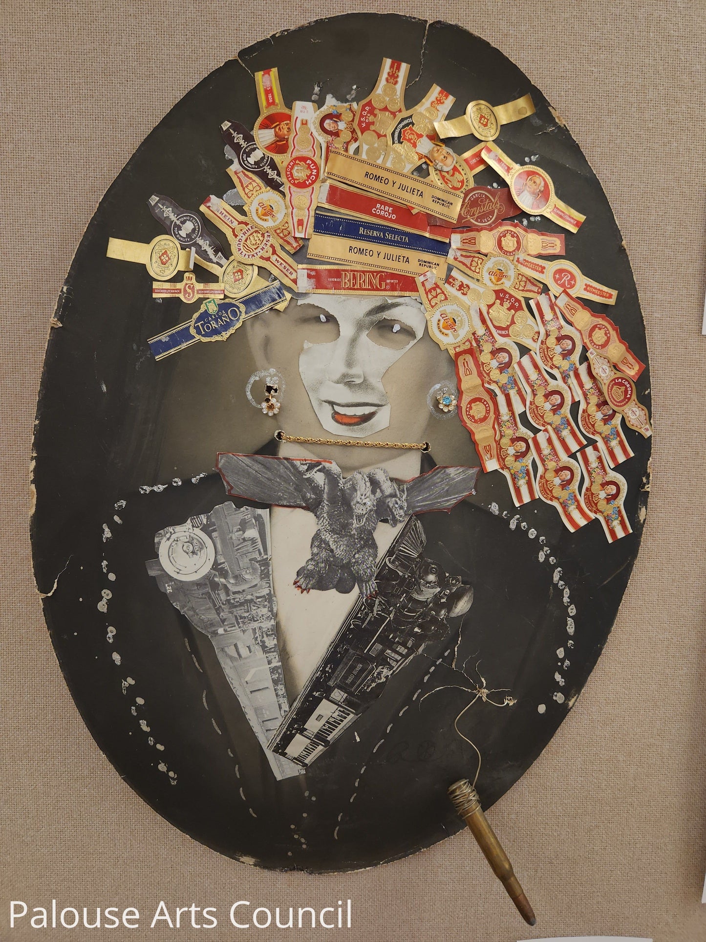 Lead singer for cigar band - Russ Wheelhouse - Mixed media