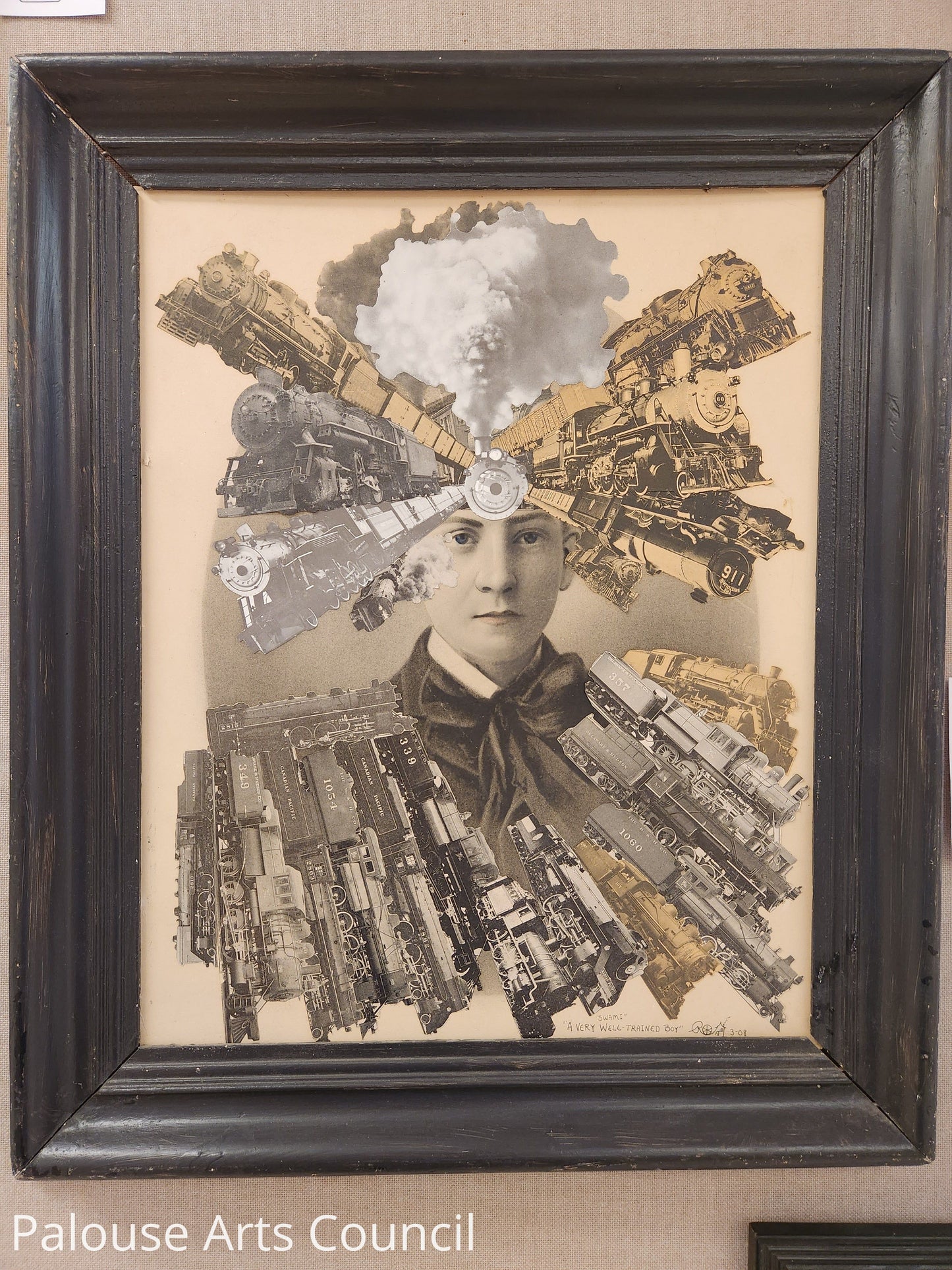 A Very Trained Boy - Russ Wheelhouse - Mixed media