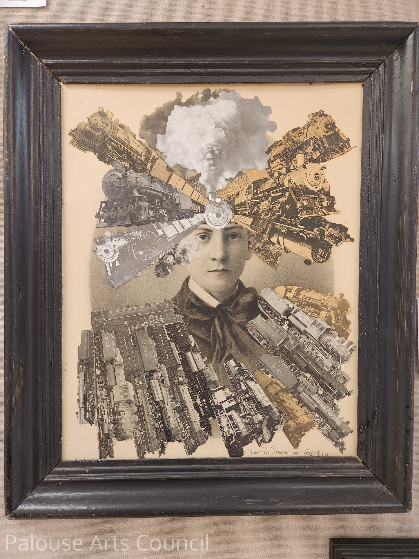 A Very Trained Boy - Russ Wheelhouse - Mixed media