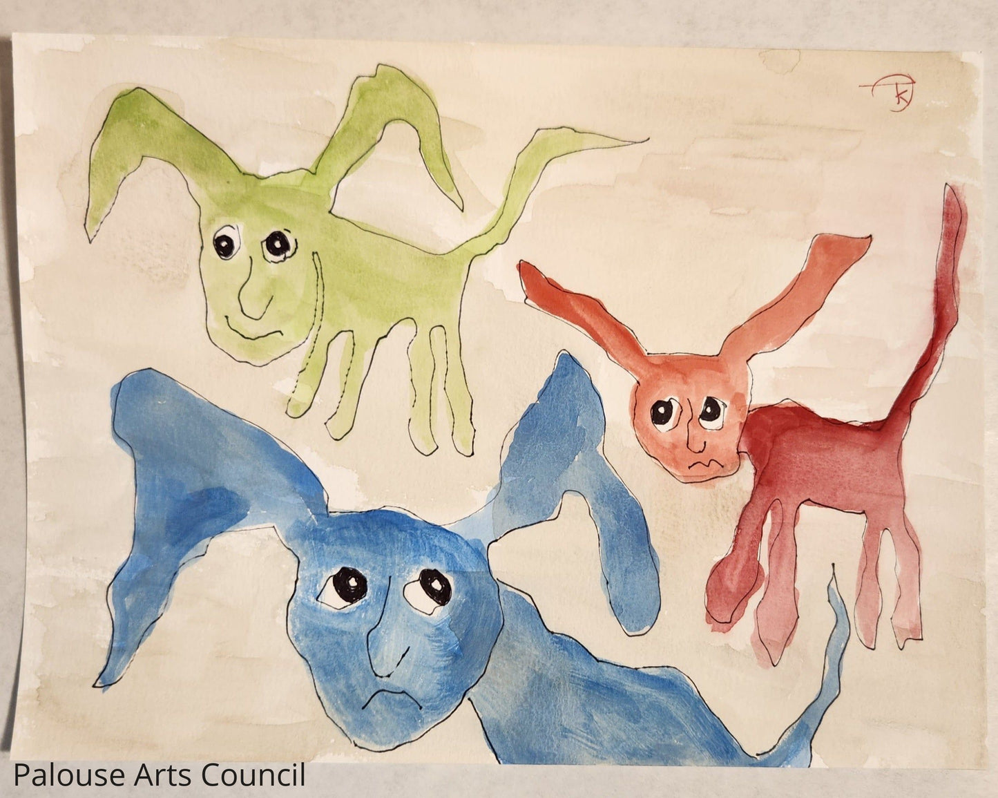 2024 Grumpy Cat Series #7 - Tina Ochs - Watercolor