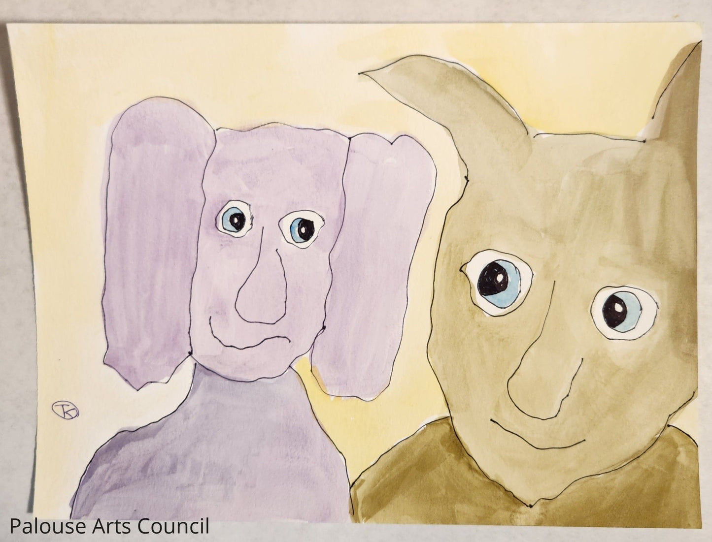 2024 Grumpy Cat Series #6 - Tina Ochs - Watercolor