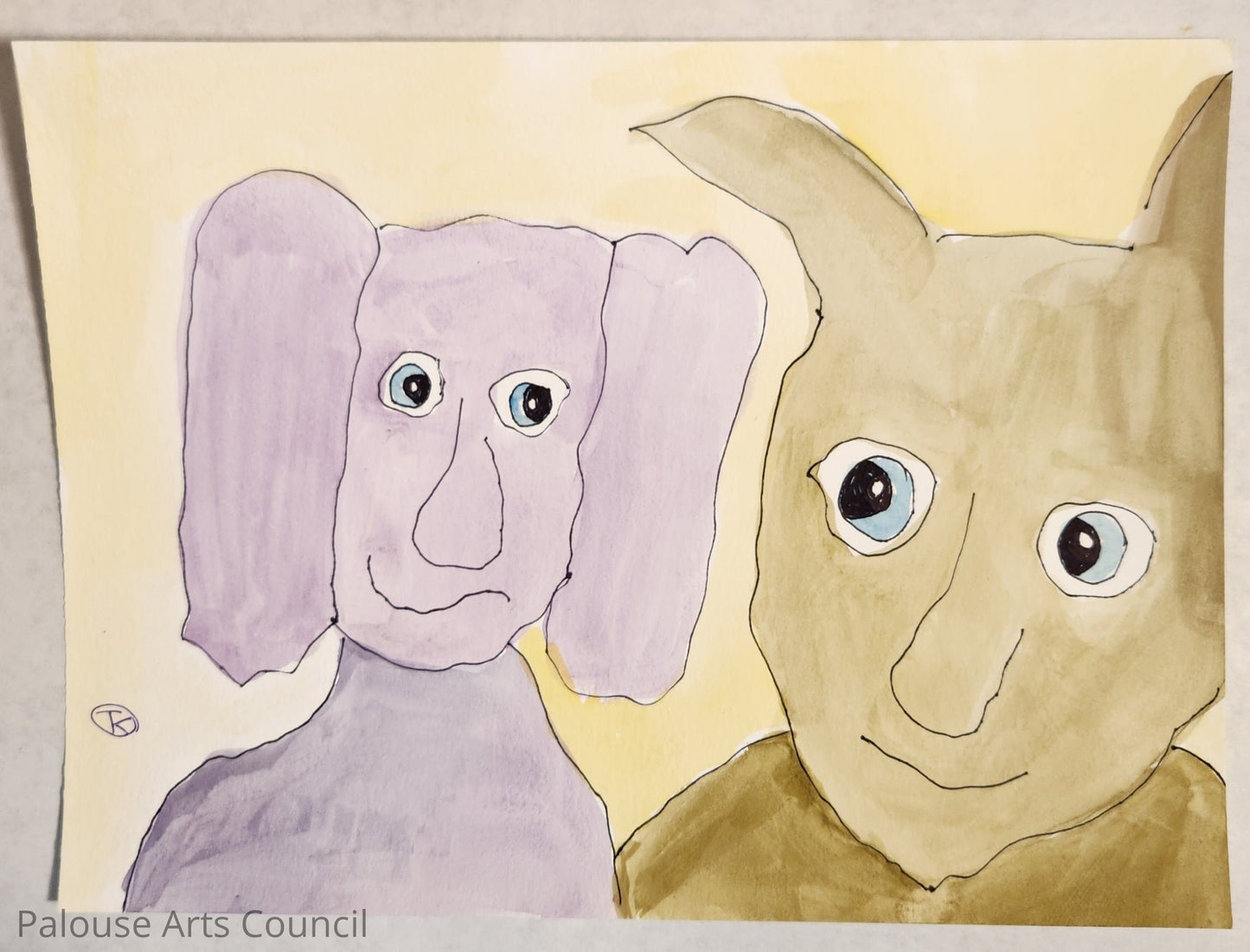 2024 Grumpy Cat Series #6 - Tina Ochs - Watercolor