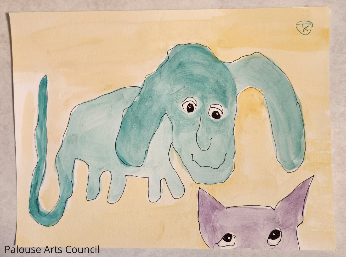 2024 Grumpy Cat Series #5 - Tina Ochs - Watercolor