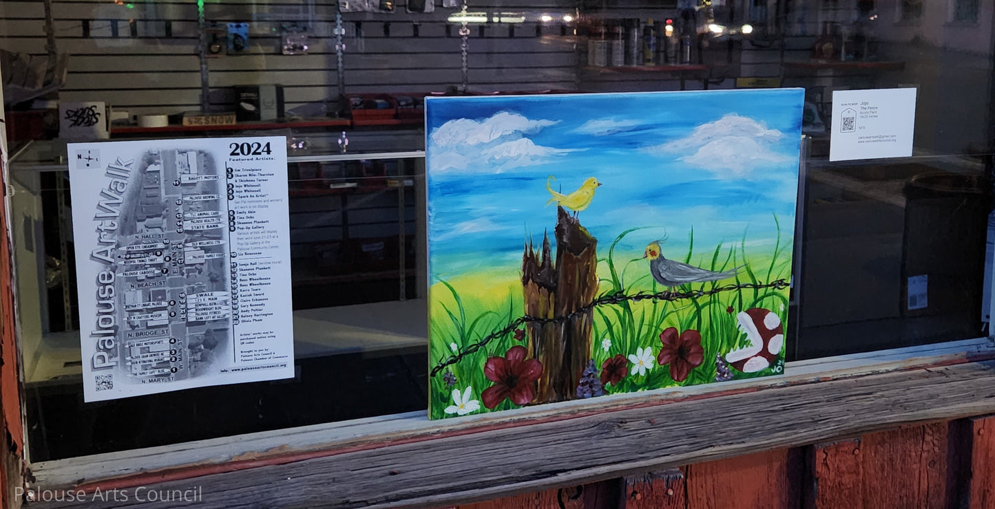 The Fence - Jojo - Acrylic Paint - NFS