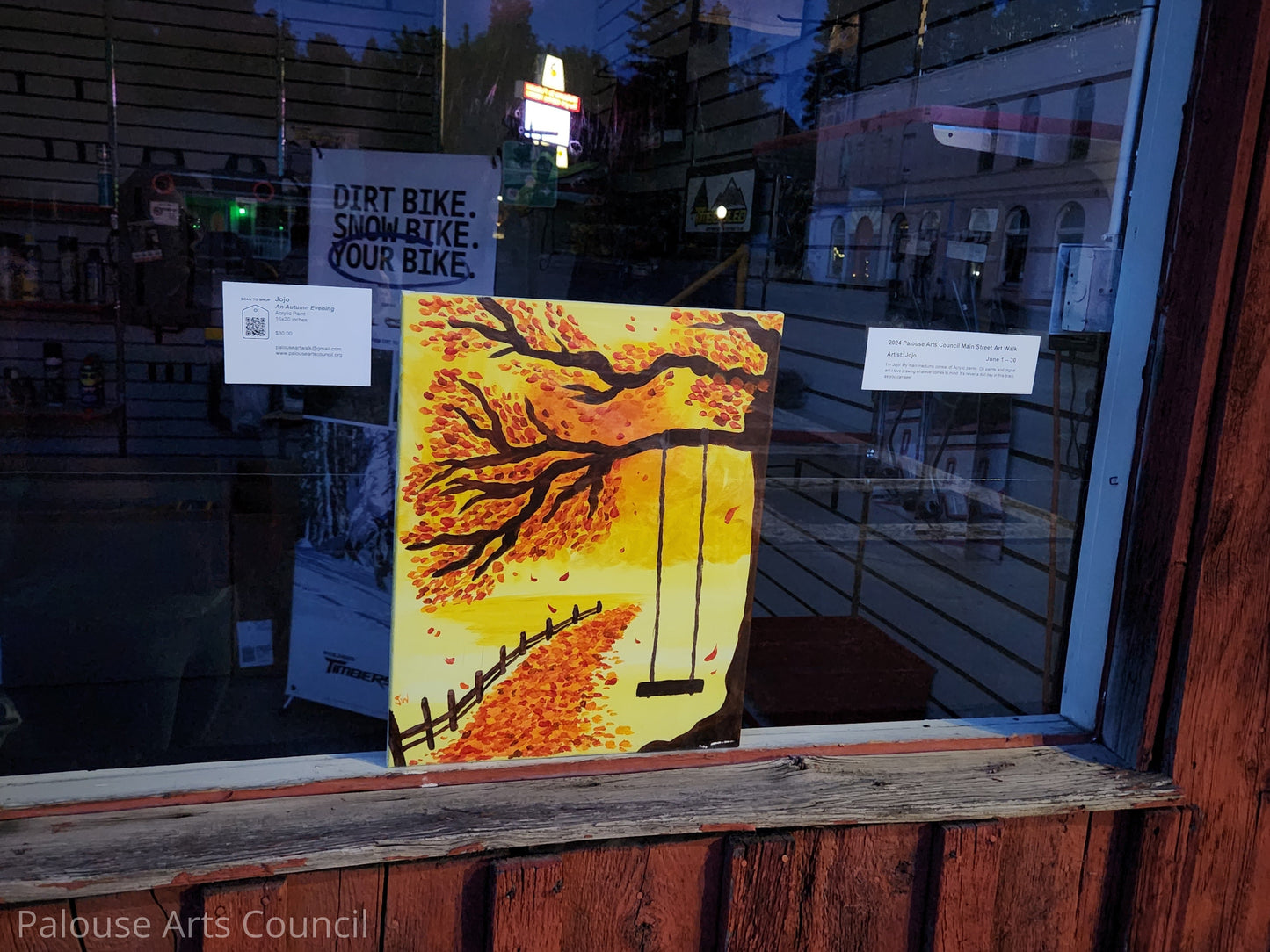 An Autumn Evening - Jojo - Acrylic Paint
