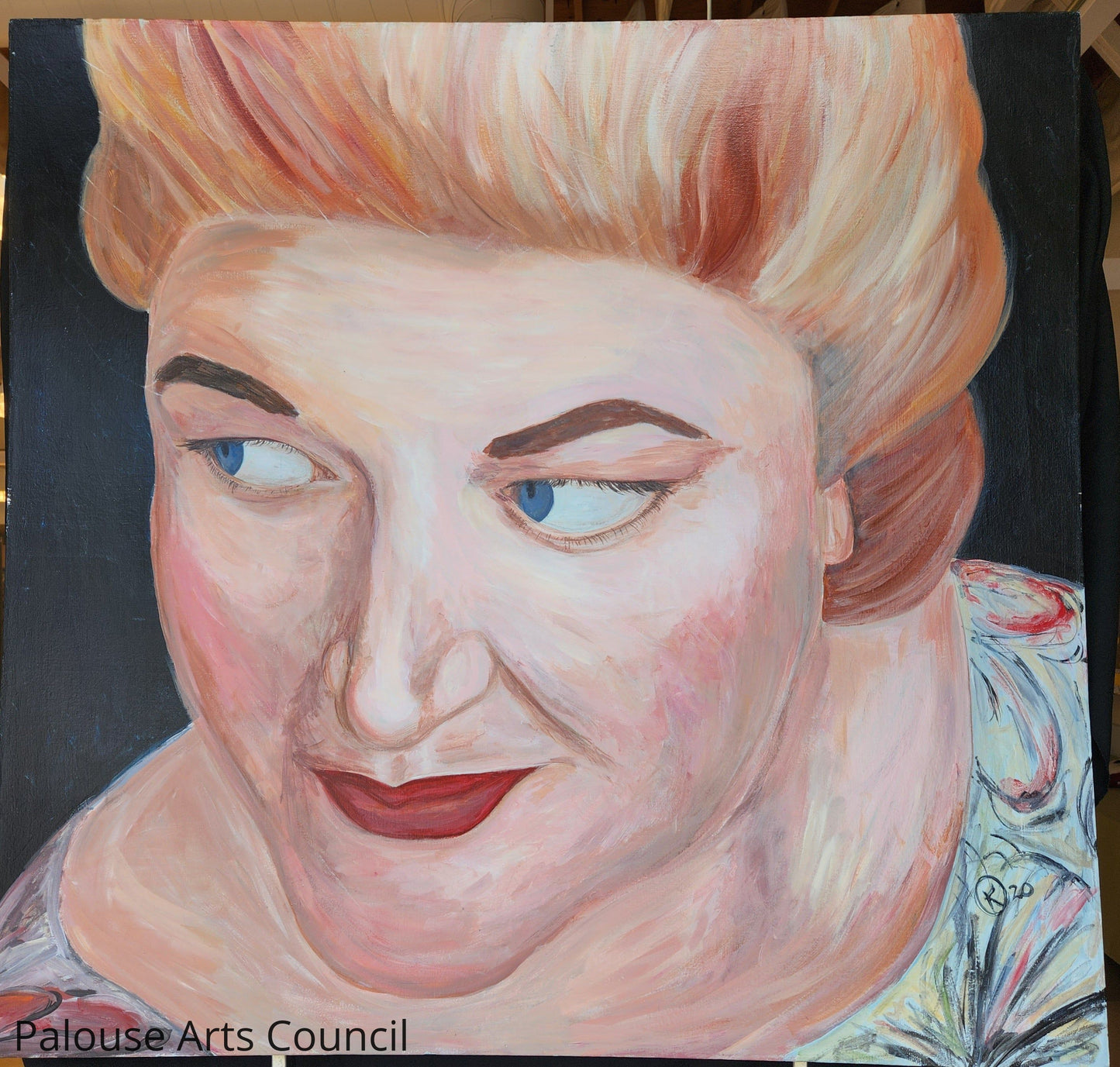 It Takes Two to Tango: Mrs. Zook - Kasey Kampster - acrylic on canvas