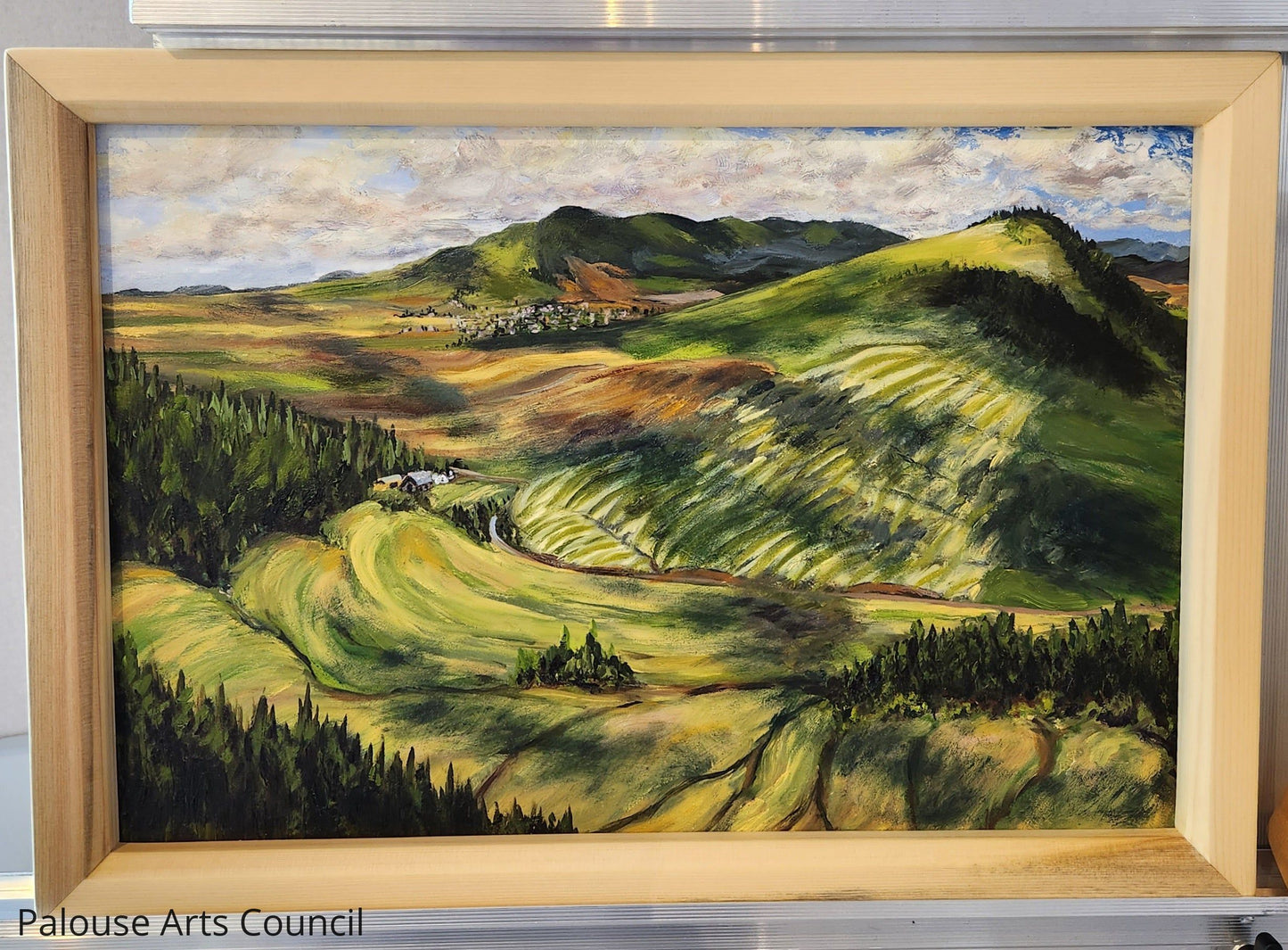 Cloud Shadows - Liberty Butte Tensed, ID - Tom Groesbeck - Oil on panel