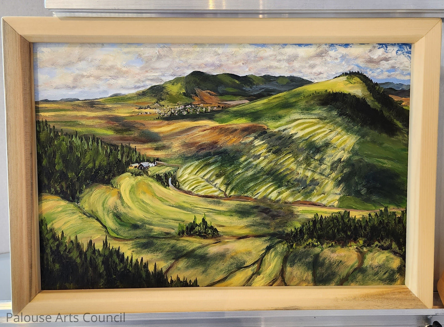Cloud Shadows - Liberty Butte Tensed, ID - Tom Groesbeck - Oil on panel