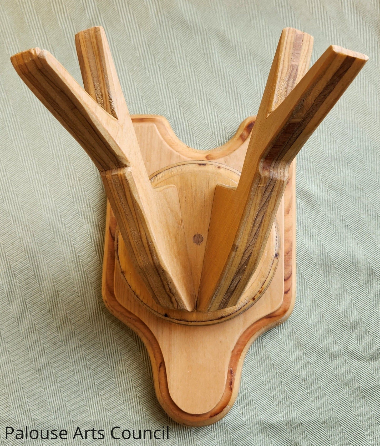 Recycled Deer Mounts: Chester - Danny Mullendore - Scrap birch plywood