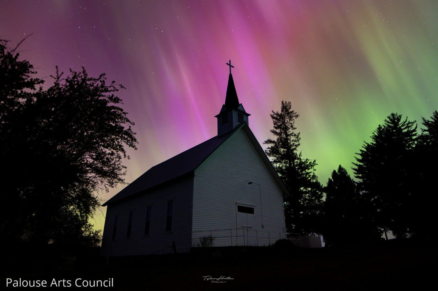 Aurora over Freeze Church