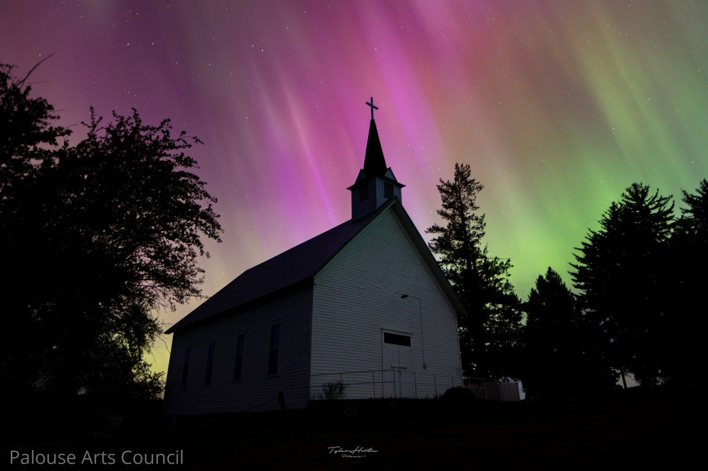 Aurora over Freeze Church