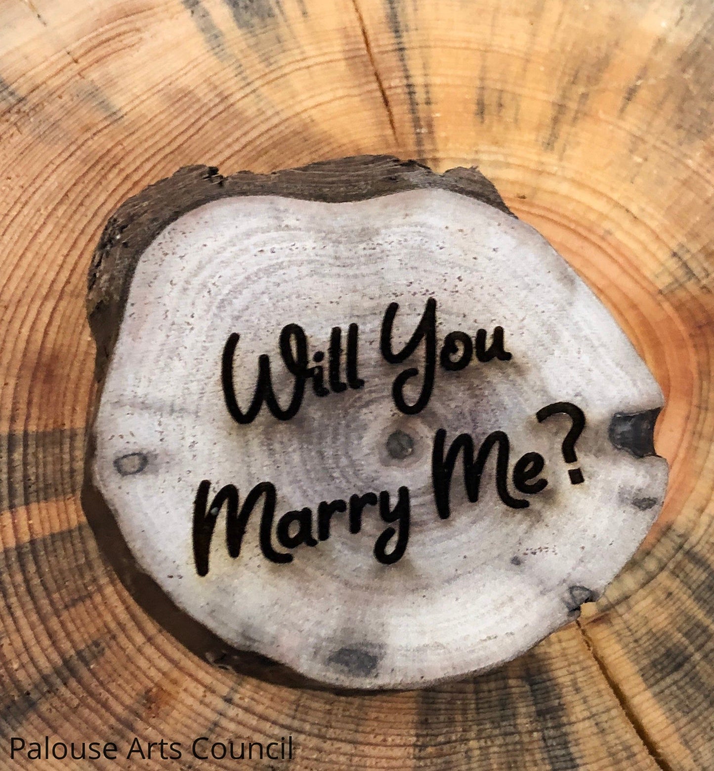 Love - Shishona Turner - Engraved Walnut Cookie