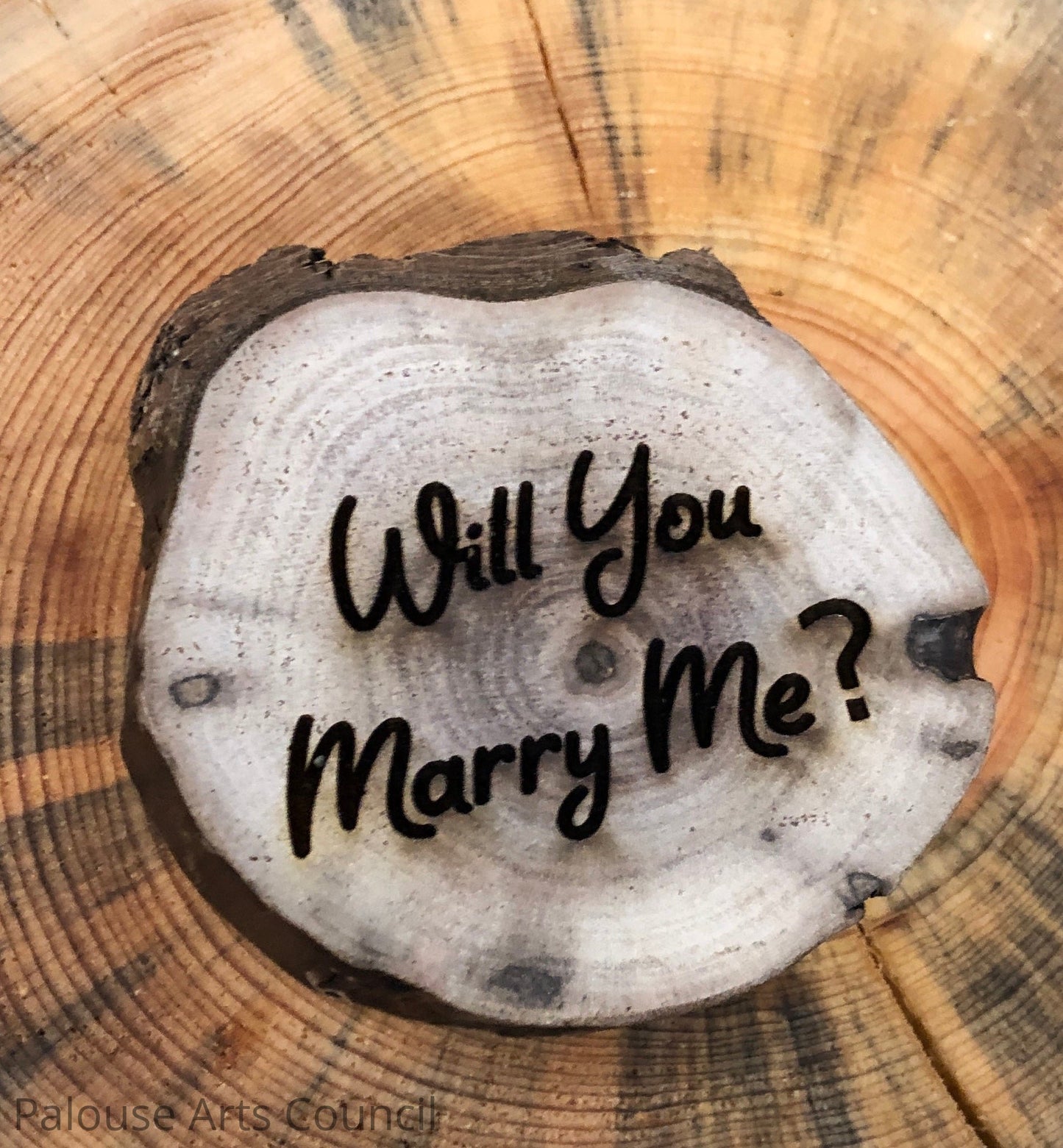 Love - Shishona Turner - Engraved Walnut Cookie