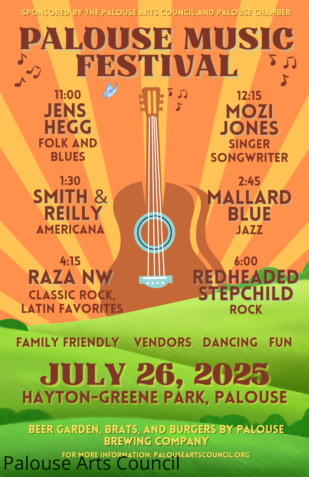 Palouse Music Festival 2025 - Admit 1