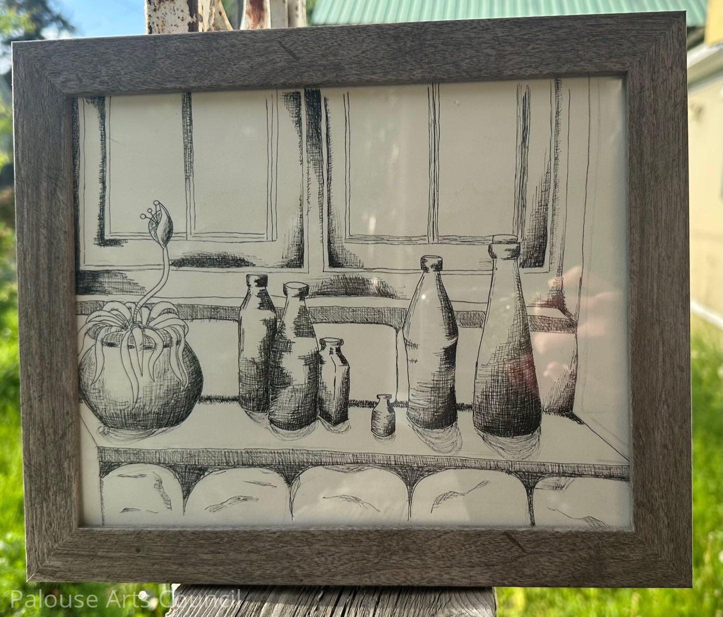 Boundless Bottles - Karra Teare - Ink Drawing