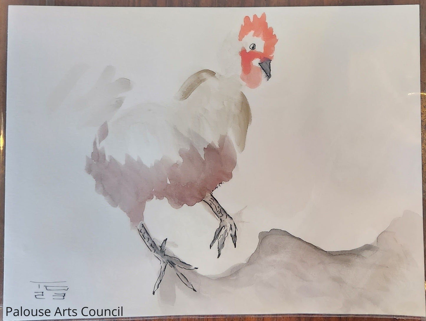 Chicken Series #2- Tina Ochs - Sumi Ink