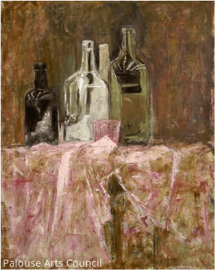 Did you see my ghost bottles - Olivia Pham - Oil and Canvas
