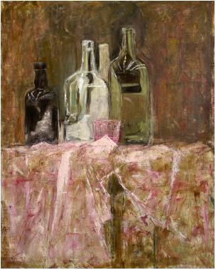 Did you see my ghost bottles - Olivia Pham - Oil and Canvas