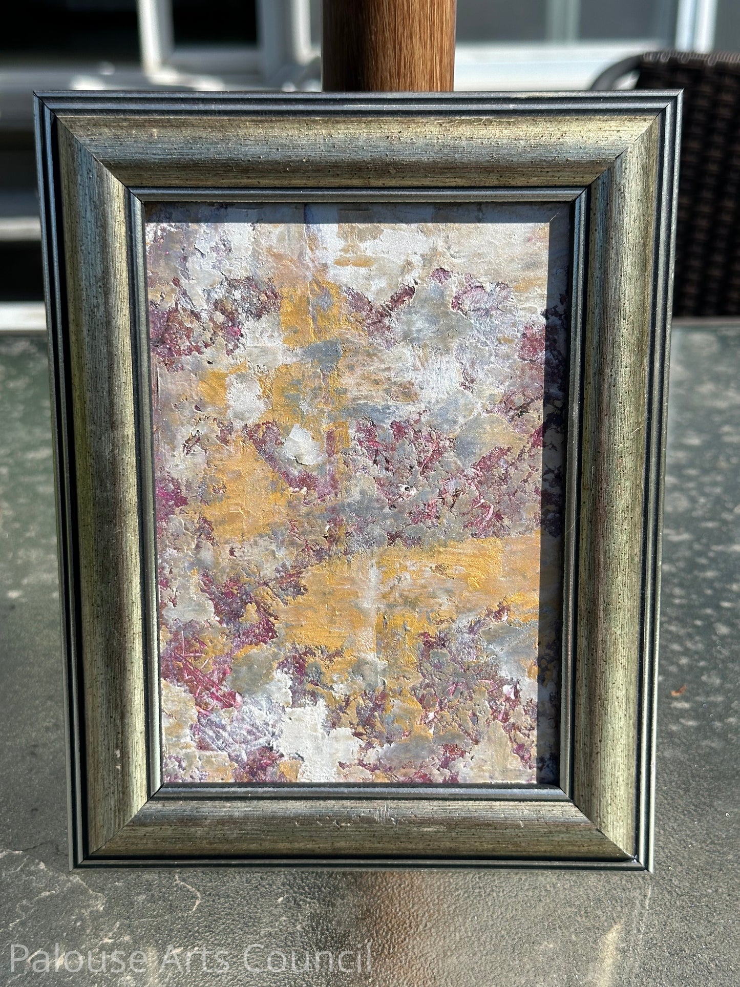 Dreams of Gold - Karen Bender Peltier - Sennelier oil pastel stick with sprayed fixative finish