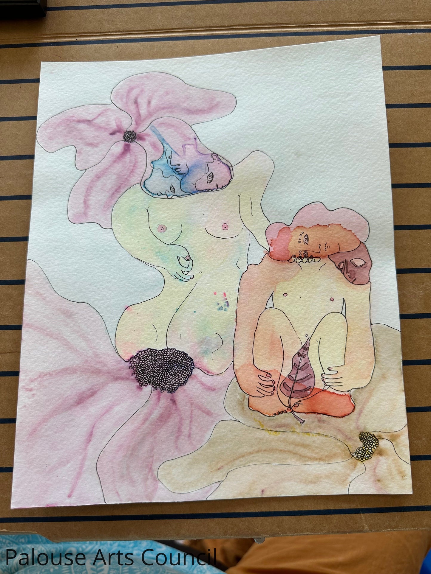 Holdfast to Yourself - Austin Wetzel - Watercolor, Pen & Ink, Marker