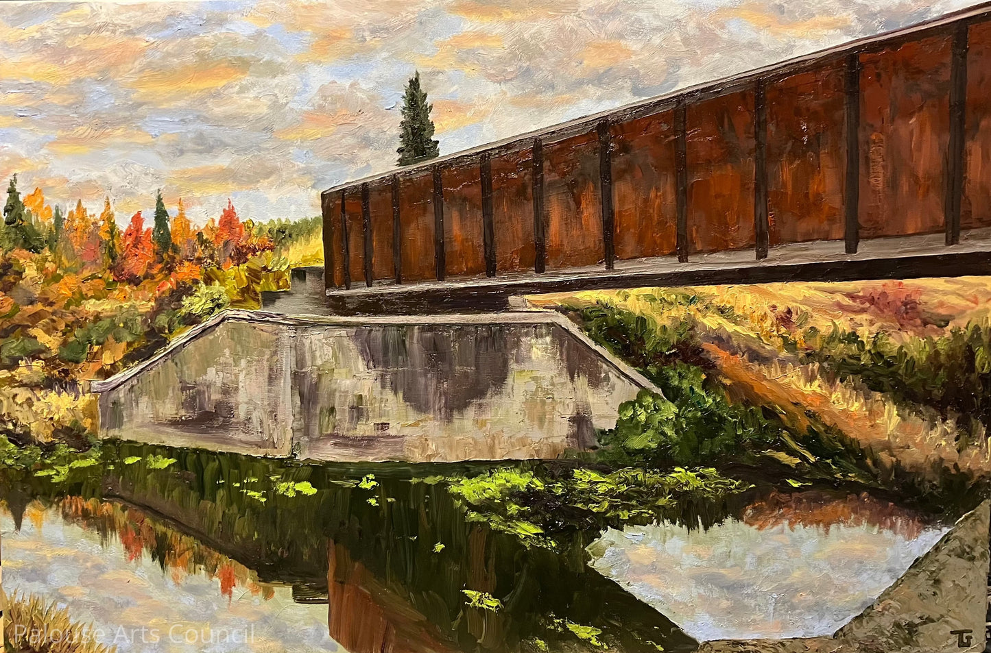 Iron Bridge over Hangman Creek