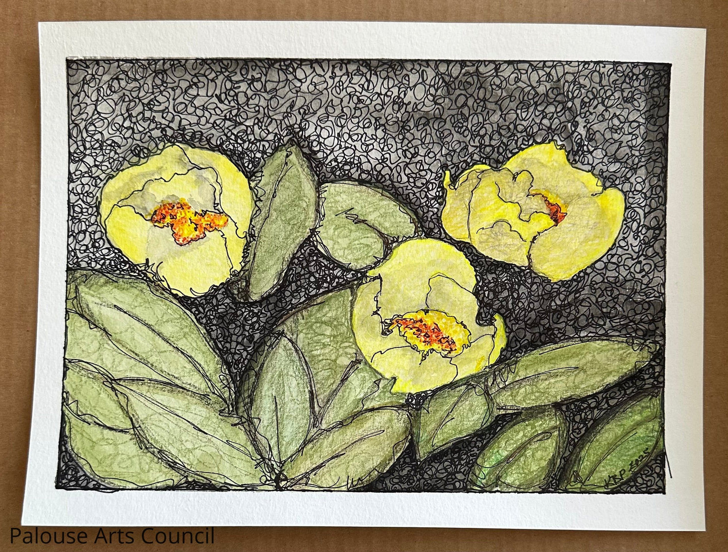 Flowers in a Squiggly Patch