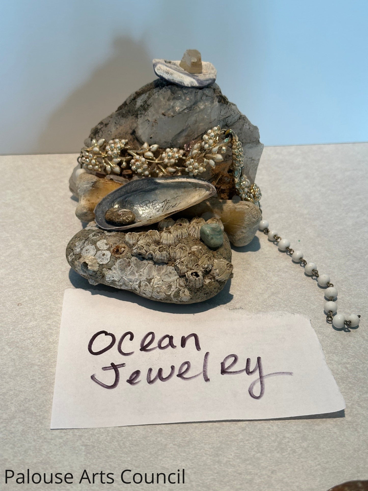 Ocean Jewelry - Russ Wheelhouse - Upcycled Mixed Media