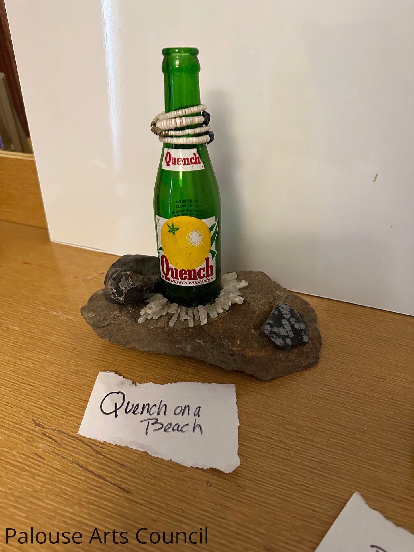 Quench on a Bench - Russ Wheelhouse - Upcycled Mixed Media