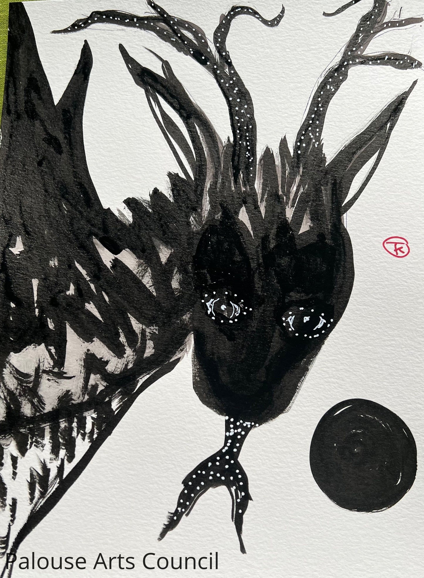 Year of the Dragon #2 - Tina Ochs - Sumi Ink