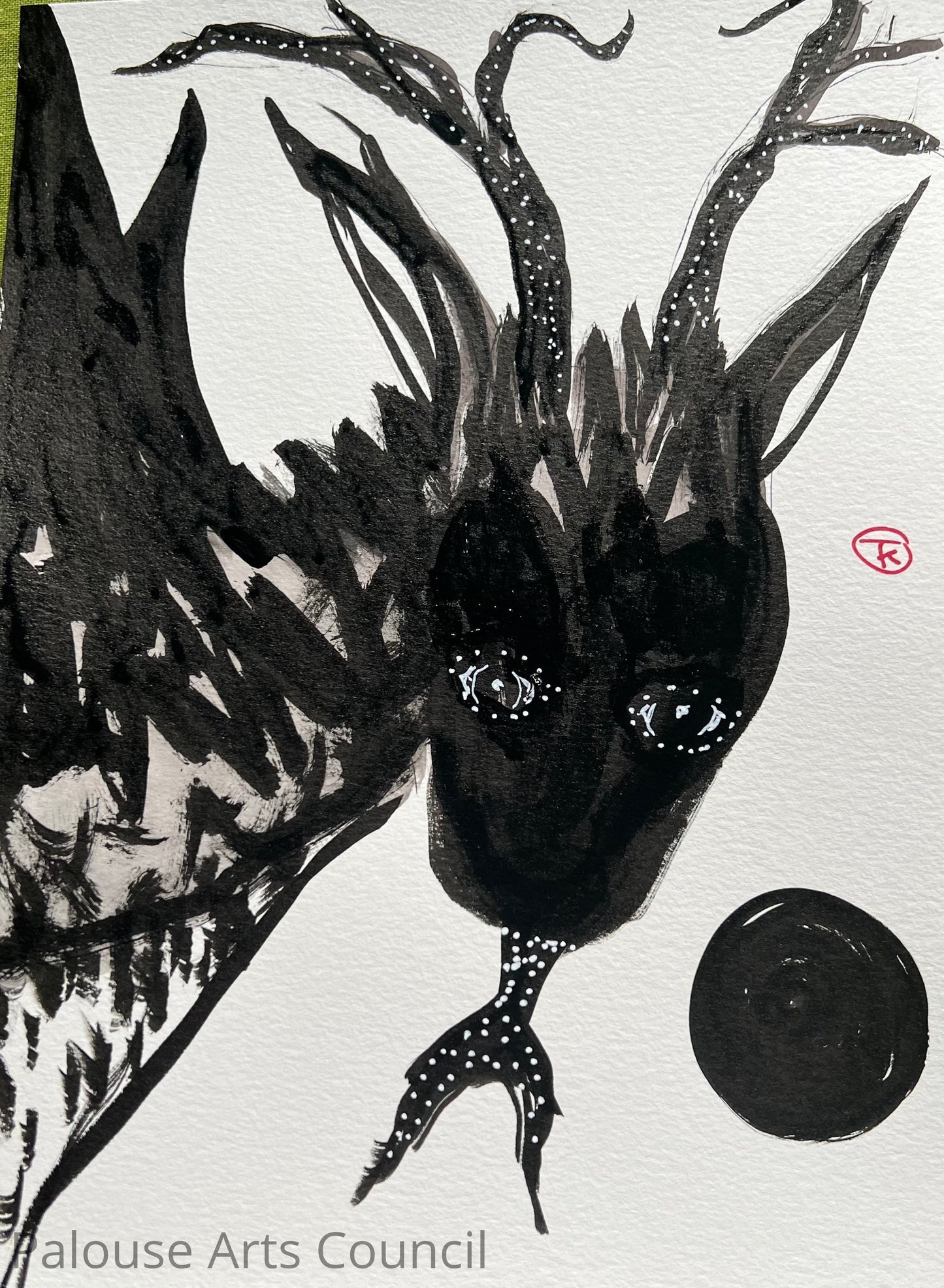 Year of the Dragon #2 - Tina Ochs - Sumi Ink