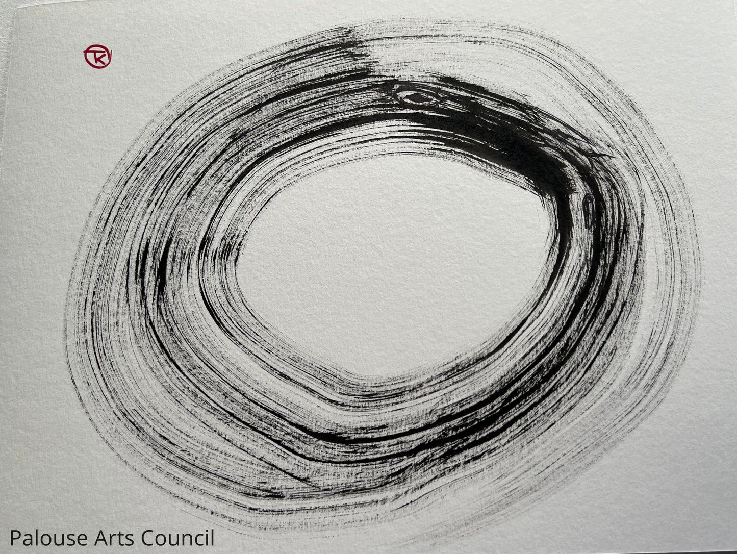 Year of the Dragon #5 - Tina Ochs - Sumi Ink