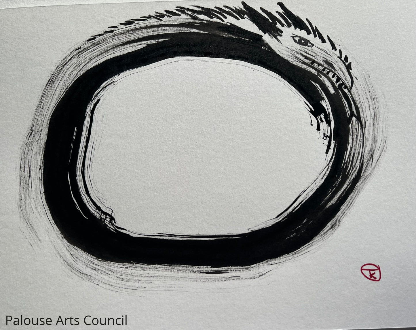 Year of the Dragon #7 - Tina Ochs - Sumi Ink