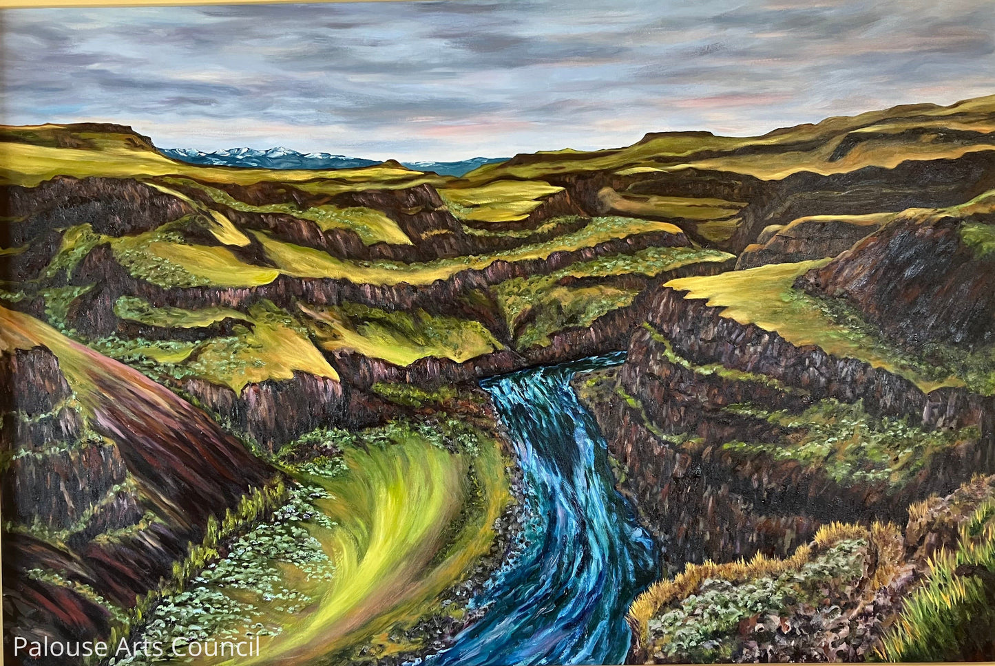 Palouse River Gorge - Tom Groesbeck - Oil on Panel