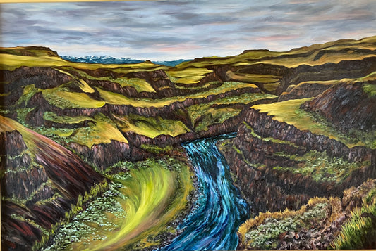 Palouse River Gorge - Tom Groesbeck - Oil on Panel