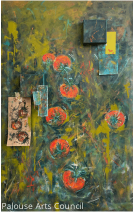 Living Tomatoes - Olivia Pham - Mixed Media