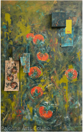 Living Tomatoes - Olivia Pham - Mixed Media