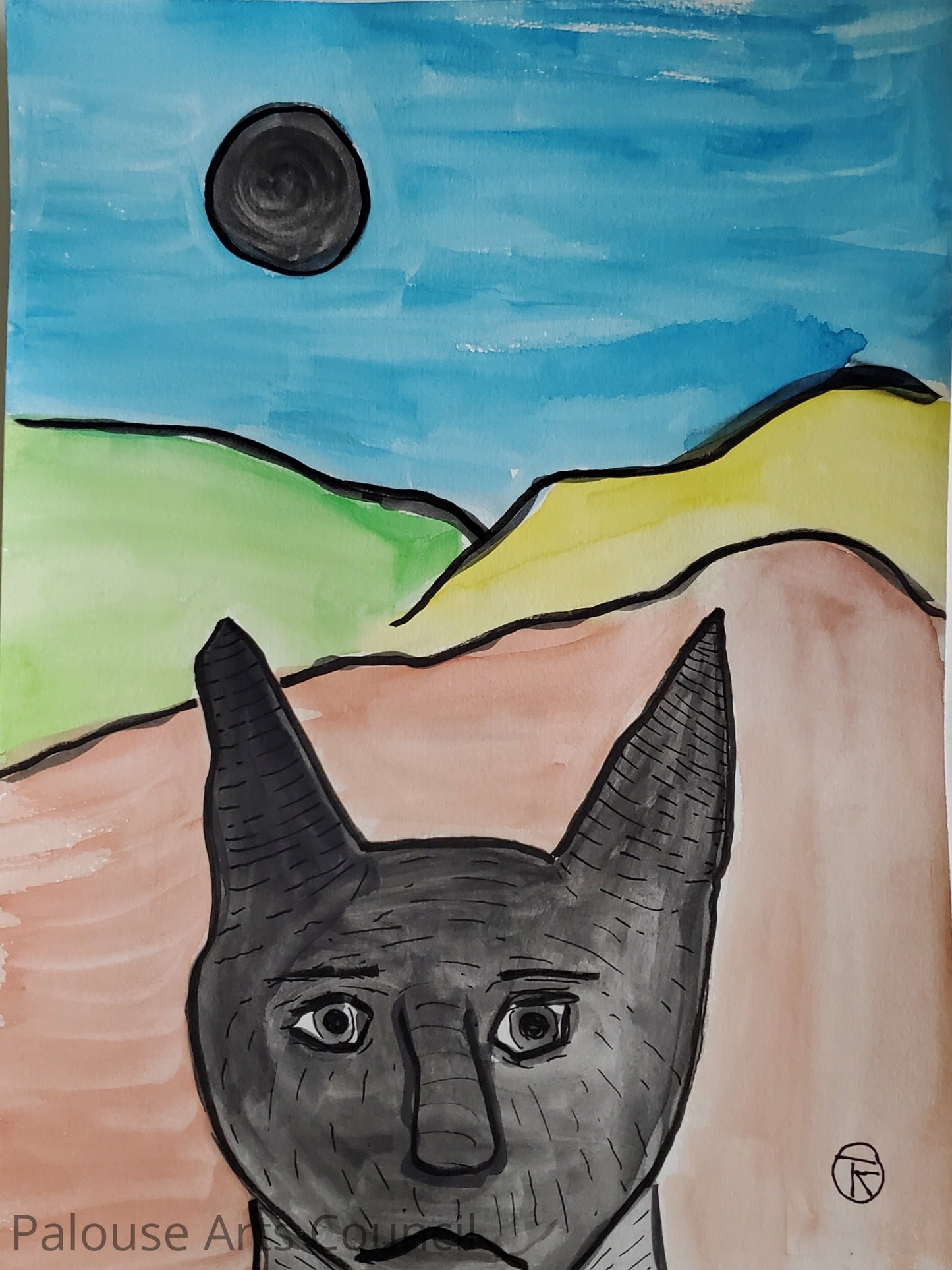 Grumpy Cat Series #1 - Tina Ochs - Watercolor