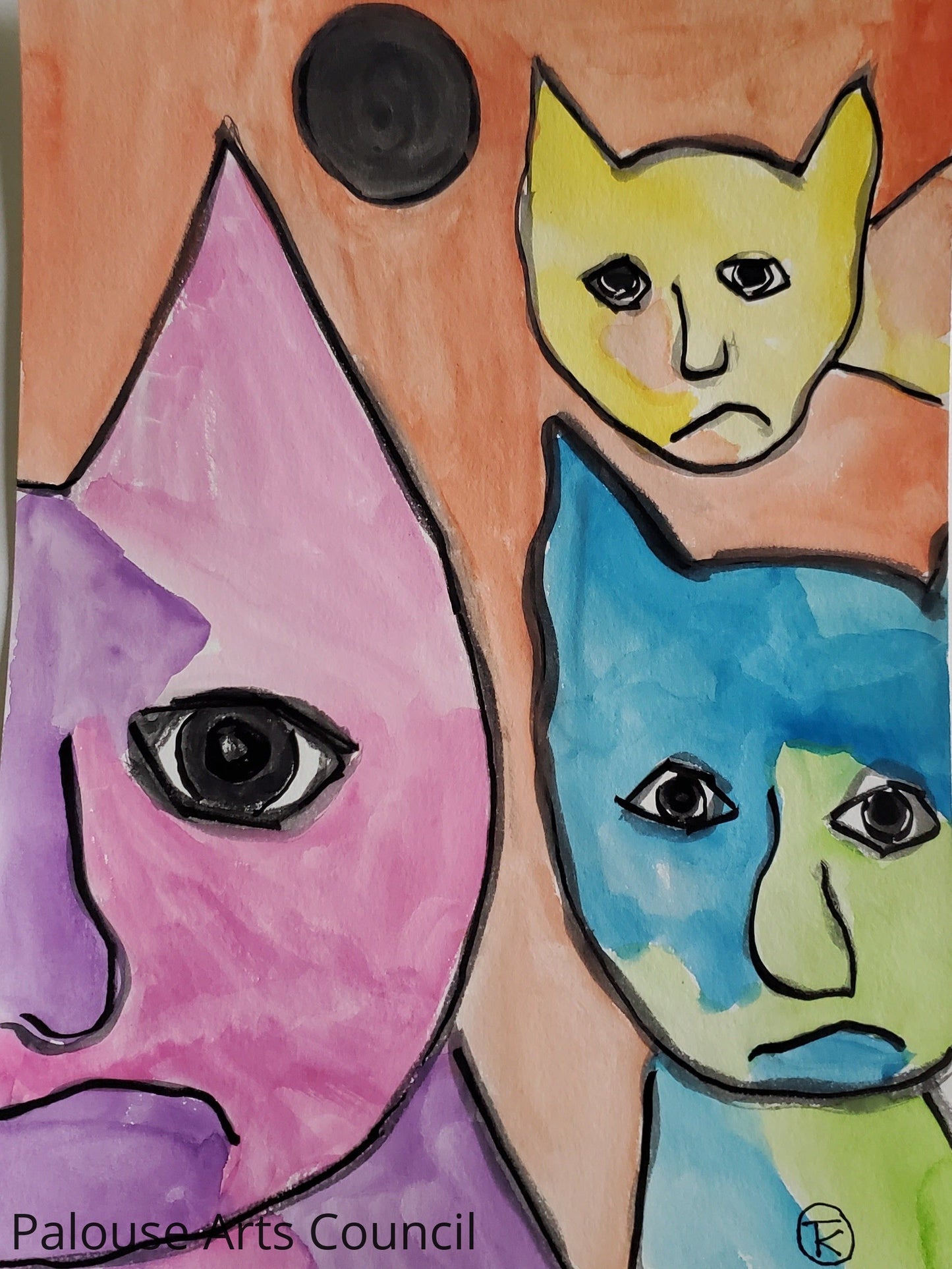 Grumpy Cat Series #5 - Tina Ochs - Watercolor