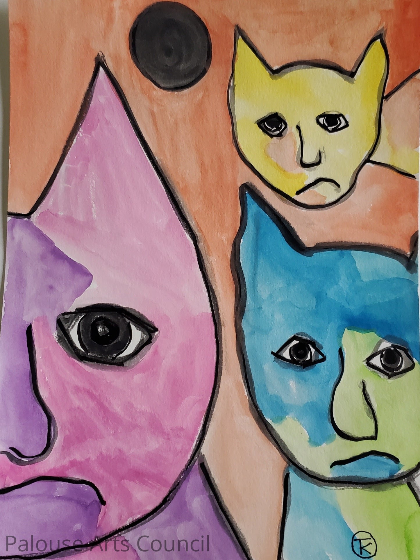 Grumpy Cat Series #5 - Tina Ochs - Watercolor